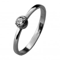 Stříbrný zásnubní prsten MIRIAM