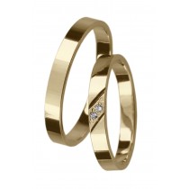 Zlatý snubní prsten ALEXIA (Ž)