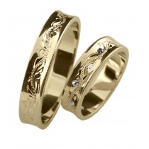 Zlatý snubní prsten ANDREA (Ž)