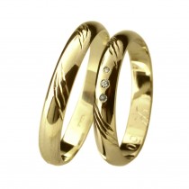 Zlatý snubní prsten ANGELINA (Ž)