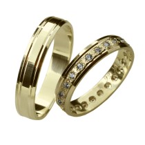 Zlatý snubní prsten ARIEL (Ž)