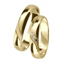 Zlatý snubní prsten AVRIL (Ž)
