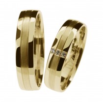 Zlatý snubní prsten BELLA (Ž)