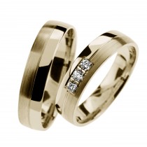 Zlatý snubní prsten BRISA (Ž)