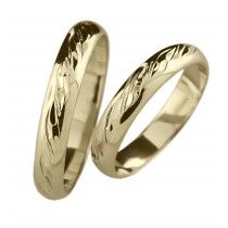 Zlatý snubní prsten CAROLINA  (Ž)