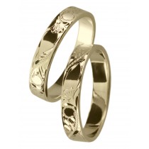 Zlatý snubní prsten CLEOPATRA (Ž)