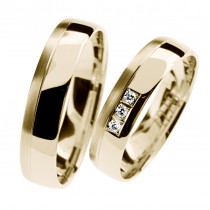 Zlatý snubní prsten DANA (Ž)