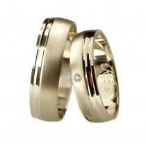 Zlatý snubní prsten GLORIA (Ž)