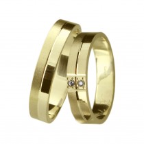 Zlatý snubní prsten LAURA (Ž)