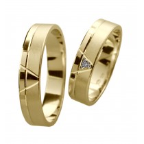 Zlatý snubní prsten LINDA (Ž)