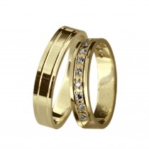 Zlatý snubní prsten MARINA (Ž)