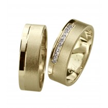 Zlatý snubní prsten MIRIAM (Ž)