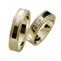Zlatý snubní prsten NANCY (Ž)