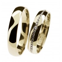 Zlatý snubní prsten RENEE (Ž)