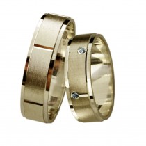 Zlatý snubní prsten SIERRA (Ž)