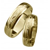 Zlatý snubní prsten THALIA  (Ž)