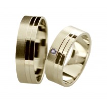 Zlatý snubní prsten VALENTINA (Ž)