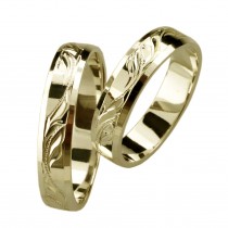 Zlatý snubní prsten VICTORIA  (Ž)