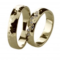 Zlatý snubní prsten WENDY  (Ž)
