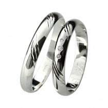 Stříbrný snubní prsten ANGELINA