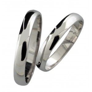Stříbrný snubní prsten CASANDRA