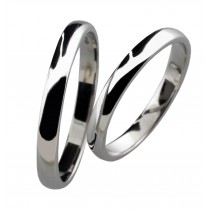 Stříbrný snubní prsten CATARINA