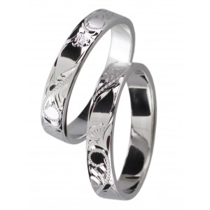 Stříbrný snubní prsten CLEOPATRA