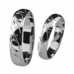 Stříbrný snubní prsten EUGENIA