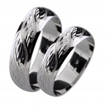 Stříbrný snubní prsten FELICITAS