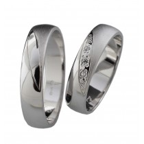Stříbrný snubní prsten JADE