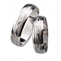 Stříbrný snubní prsten THALIA