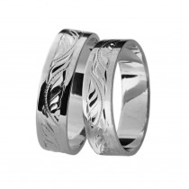 Stříbrný snubní prsten VANESA