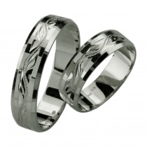 Stříbrný snubní prsten VIOLETA