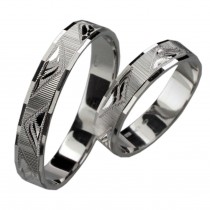 Stříbrný snubní prsten YARA